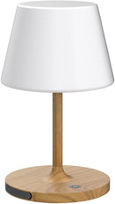 WEILAILUX Outdoor Table Lamp, Shower Lamp Waterproof (Wood Grain H9.6in) — 4