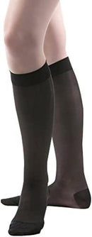 Allegro Knee High Sheer 20-30 mmHg Compression Socks for Men & Women | X-Large Full-Calf | Fawn — 8