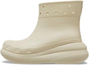 Crocs Unisex Crush Platform Waterproof Rain Boots – Bone — 2