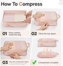 Veken 9/11 Set Compression Packing Cubes Garment Bags for Travel…