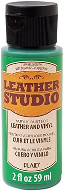 Leather Studio Leather Paint (2-Ounce), Kelly Green — 2