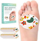 Welnove Moleskin Adhesive Pads for Feet, Blister Bandages for Feet, Sector-Shaped Design for Ball of Foot,Mole Skin Patch for Blister,Callus,Bunion Prevention, 24 Sheets, Beige — 7