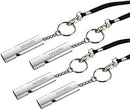 Noopel Emergency Whistles Lifeguard Safety Whistle with Lanyard and Keychain…