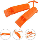 AUGSUN 40 Pcs Emergency Safety Whistle Plastic Whistles Set with Lanyard,Red…