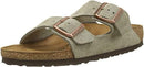 Birkenstock Arizona Washed Metallic – Taupe Suede — 3