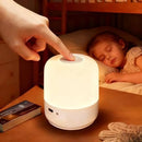 Portable Baby Night Light, 3 Colors Egg Light for Nursery, Mini Bedside Table Lamp for Adults, Touch Control & Eye… — 3
