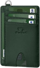 FurArt Slim Minimalist Wallet RFID Credit Card Holder for Men