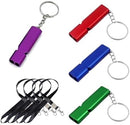 6 PCS Premium Safety Survival Whistles with Lanyard Keychain for Outdoor…