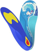 FootWave Kiddo Support Shoe Insoles for Children - Advanved Orthotic Support for Kids with Flat Feet-Inserts with Enhanced Arch Support for Growing Children and Overpronation K: 1-3 (M) / 2-4 (W) — 1