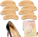 4D Heel Grip Pads for Too Big Shoes, Reduce Rubbing, Enhance Fit & Comfort - Beige | 4 - Pairs — 2