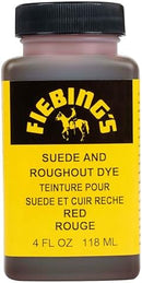 Fiebing's Light Brown Suede Dye (4 oz) - Recolor, Brighten & Restore Suede & Roughout Leather Shoes, Furniture, Purse - Includes Wool Dauber for Easy Application - Flexible When Dry, Won't Crack/Peel — 3