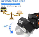 LHKNL Rechargeable LED Headlamp, 2-Pack, Motion Sensor, 8 Modes