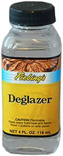 Fiebing's Leather Deglazer (4 Fl Oz, Clear) - Leathercraft Preparer for Paint, Adhesion, Dye - Will Not Impair Leather Flexibility - Clean Wax, Finish, Grease on Boots, Shoes, Jacket, Purse, Furniture — 2