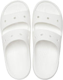 Crocs Women's Classic 2.0 Sandals | 11 Women/9 Men | White — 4
