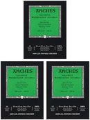 Arches Watercolor Paper Pad, 140 Pound, Cold Press, 9"x12", 12 Sheets/Pack, Case of 3 Packs | 9"x12" (Pack of 3) — 3