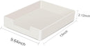 Letter-Size Tray, Desk Drawer Organizer for A4 Paper, Off-White — 3