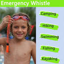 Amzonly Emergency Whistle, 120db Safety Whistle Survival Shrill Loud for…
