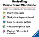 Ravensburger Bizarre Bookshop 2-1000 Piece Jigsaw Puzzle for Adults