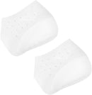 EXCEART Heel Cup Insoles Half Height Increase Insoles Invisible Silicone Shoe Lift Heel Pads 2.8Inch Men Women (for Size 40-46) — 2
