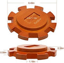 Exqline Mexican Train Dominoes Accessories - with 6.5" Mexican Train Hub…