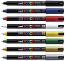 Uni-Ball Uniball POSCA PC-1MR Ultra Fine Marker Pens THE SET OF 8 BEST SELLERS — 3
