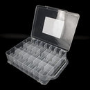 46 Grids Sewing Organizer, Double Sided Thread Box Storage, Portable Clear…