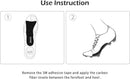Carbon Fiber Soccer Cleat Insoles Inserts for Soccer Cleats Running Shoes Basketball Shoes Hiking Shoes-1 Pair (M) — 6