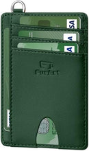 FurArt Slim Minimalist Wallet RFID Credit Card Holder for Men