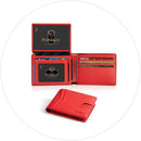 RUNBOX Wallet for Men -Slim Rfid Leather Mens Bifold Novelty Wallets 2 ID Window With Gift Box Men's Accessories