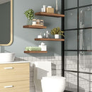 HOOBRO Floating Shelves for Wall, Wall Mounted Shelf Set of 2, 15.7" Hanging…