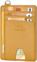 FurArt Slim Minimalist Wallet RFID Credit Card Holder for Men