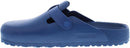Birkenstock Women's Boston Leather Clogs – Navy — 3