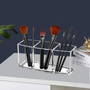 Acrylic Makeup Brush Organizer Holder Clear Cosmetic Brushes Storage with 3…