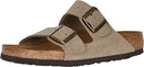 Birkenstock Arizona Washed Metallic – Taupe Suede — 4