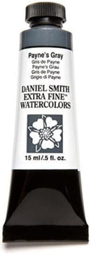 Daniel Smith 284600065 Extra Fine Watercolor 15ml Paint Tube, Payne's Gray, 0.5 Fl Oz (Pack of 1) — 1