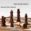 Magnetic Chess Set for Adults & Kids, 15.4 inch Wooden Folding Chess Boards,…