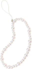 Beaded Phone Charm Lanyard Strap Girly Style Fixed Beads Pearl Lanyards photo 1