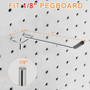 CAEYPOAR Pegboard Hooks, 25 Pack 4 inch Peg Board Hooks for Hanging