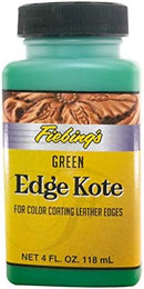 Fiebing's Edge Kote 4 Fl Oz - Green - for Coloring Leather Edges on Purses, Bags, Shoes, Holsters, Wallets, etc — 2