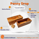Creative Crafthouse Penny Drop Game – Travel Edition, Compact Dice Game for…