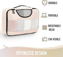 Veken 8 Set Packing Cubes for Travel Essentials, Suitcase Organizer Bags in 4…