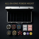 LOYCHIP 300pc Poker Chip Set 11.5g Numbered Aluminum Case Texas Holdem