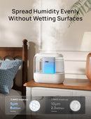 DREO HM311 4L Cool Mist Humidifier, 36-Hour Runtime, 28dB Quiet