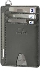 FurArt Slim Minimalist Wallet RFID Credit Card Holder for Men