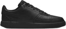 Nike mens Court Vision Lo Nn Shoes - Black/Black/Black — 2