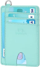 FurArt Slim Minimalist Wallet RFID Credit Card Holder for Men
