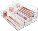 STORi SimpleSort 6-Piece Stackable Clear Drawer Organizer Set