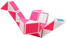 Mipartebo Magic Snake Cube Twist Puzzle 24 Wedges Large Size Pink — 4