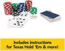 Spin Master Games, Cardinal Classics, 300-Piece Poker Set with Aluminum…