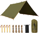 FREE SOLDIER Waterproof Camping Tarp Shelter Awning
